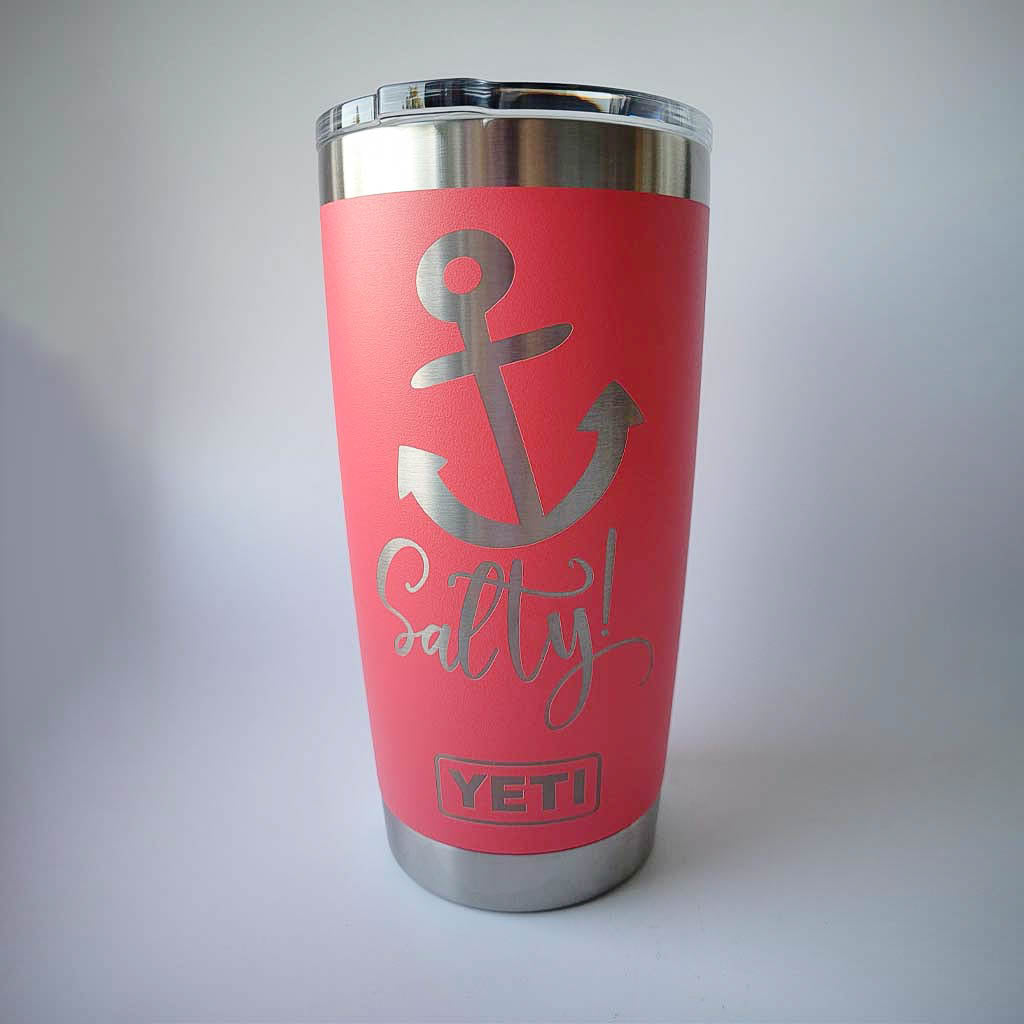 Salty Engraved YETI Tumbler