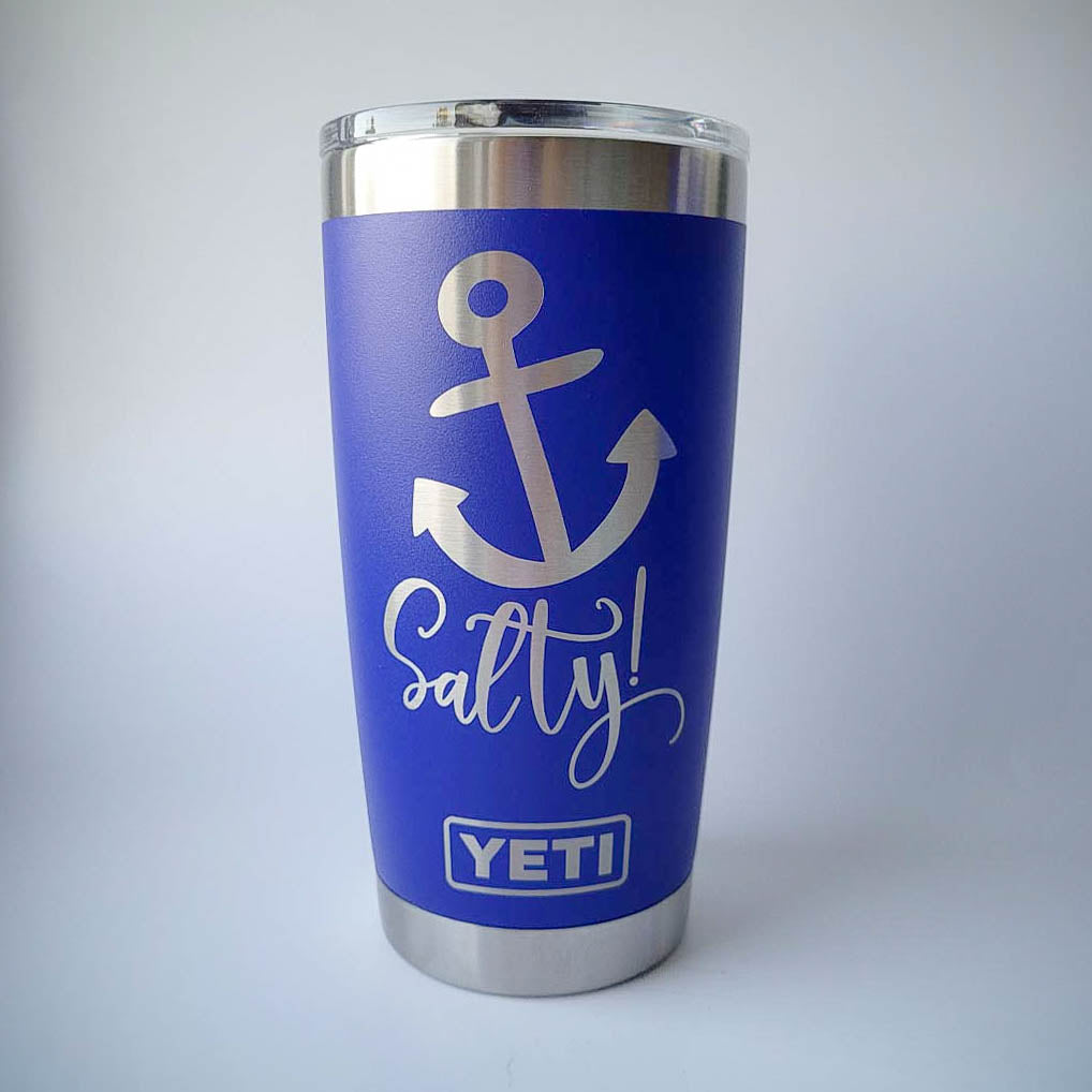 Salty Engraved YETI Tumbler