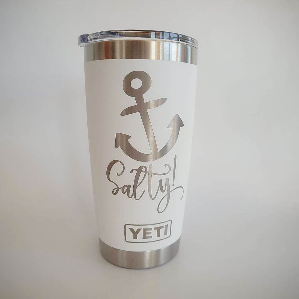 Salty Engraved YETI Tumbler