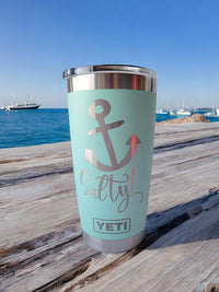 Salty Engraved YETI Tumbler