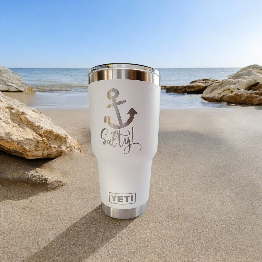 Salty Engraved YETI Tumbler