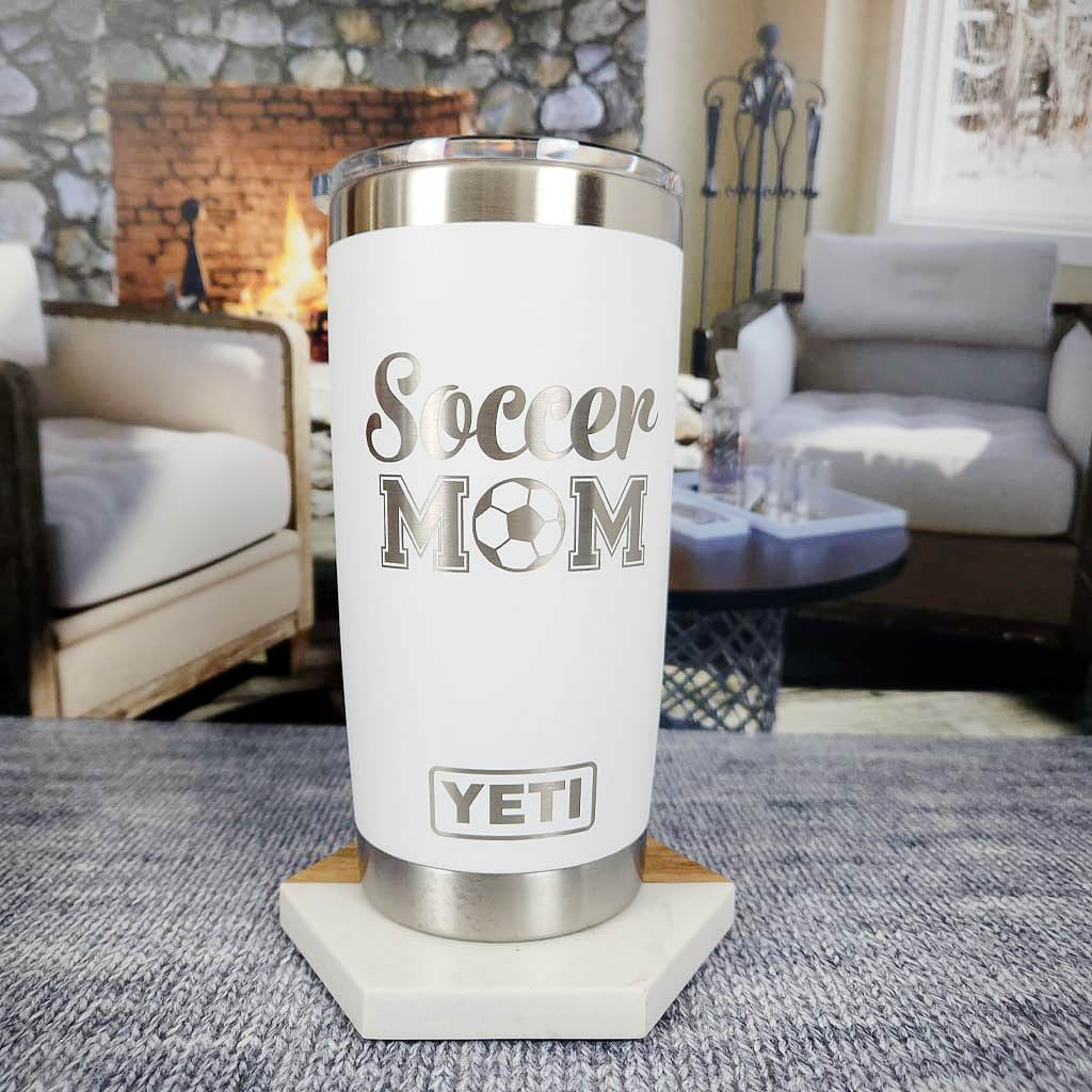 Soccer Mom Engraved YETI Tumbler