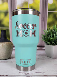 Soccer Mom Engraved YETI Tumbler