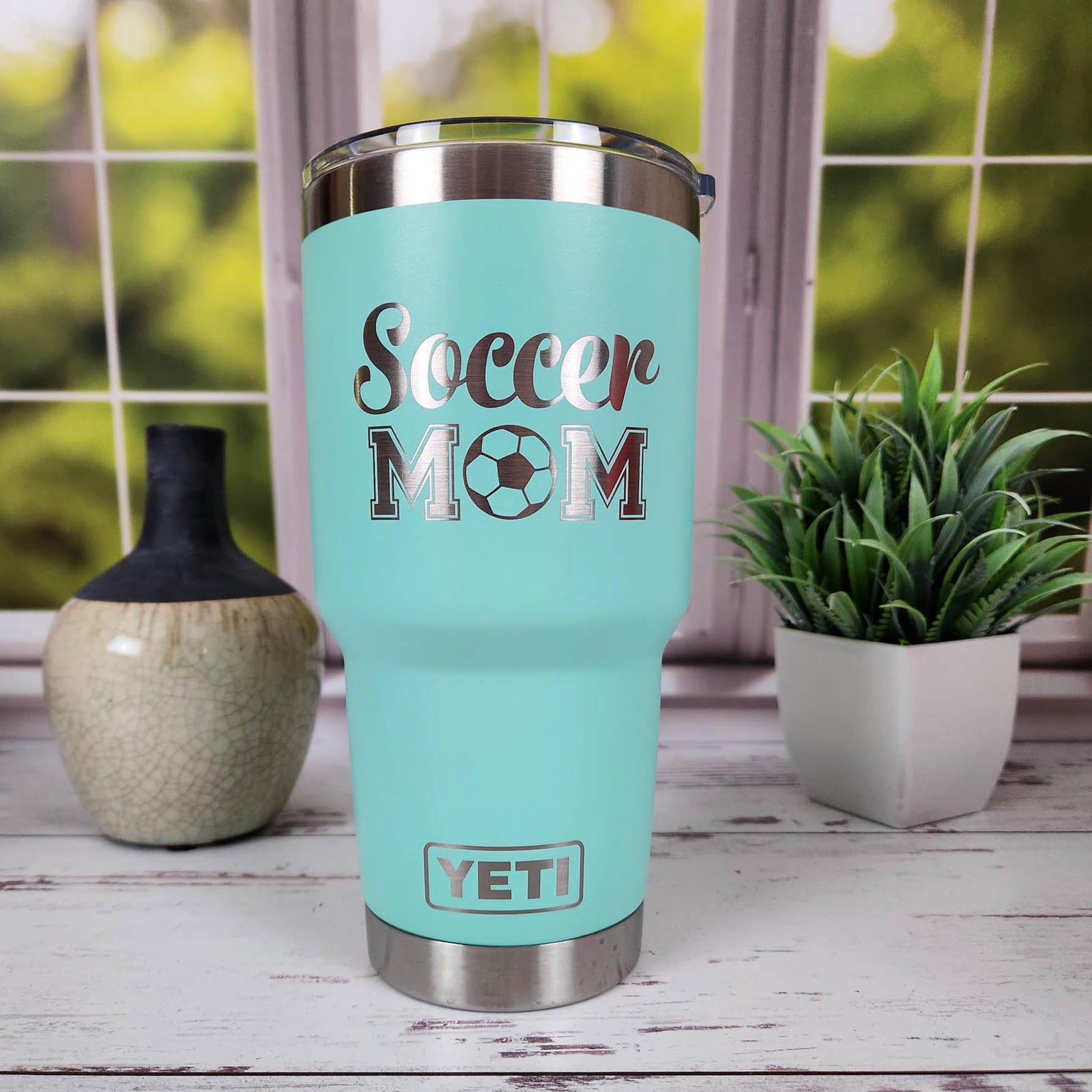 Soccer Mom Engraved YETI Tumbler