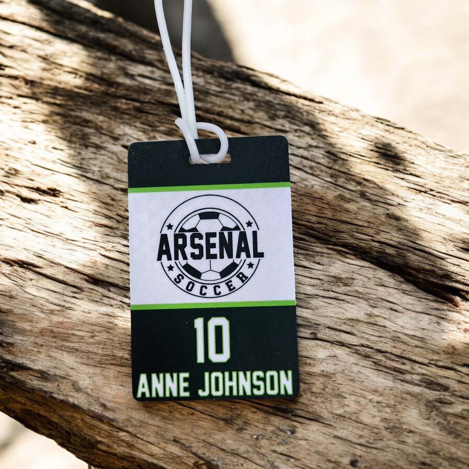 Personalized Soccer Bag Tag, Team Sports
