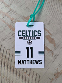 Soccer Team Sports Bag Tag