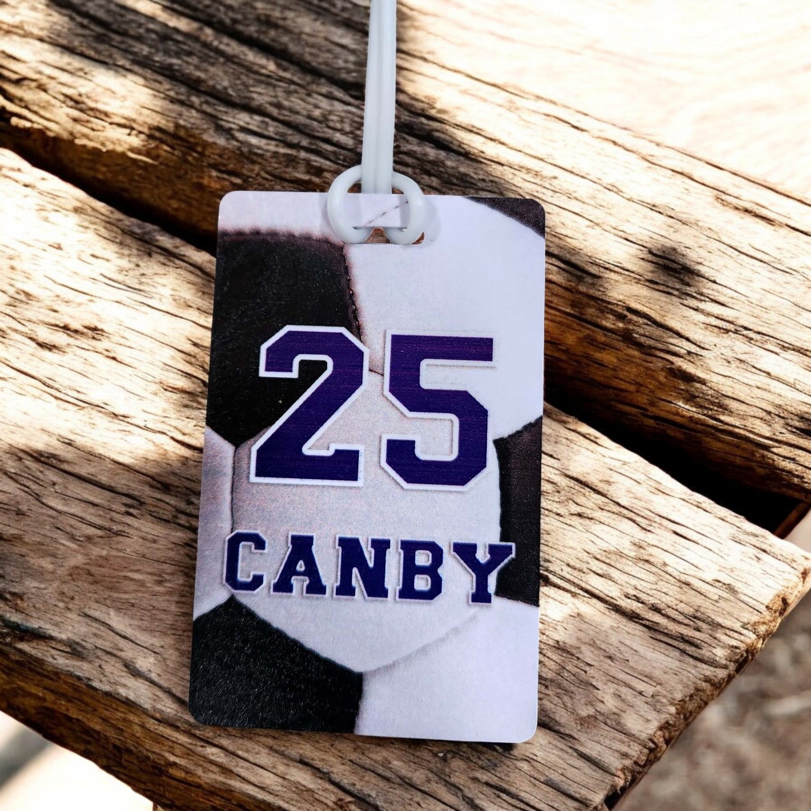 Personalized Soccer Team Sports Bag Tag
