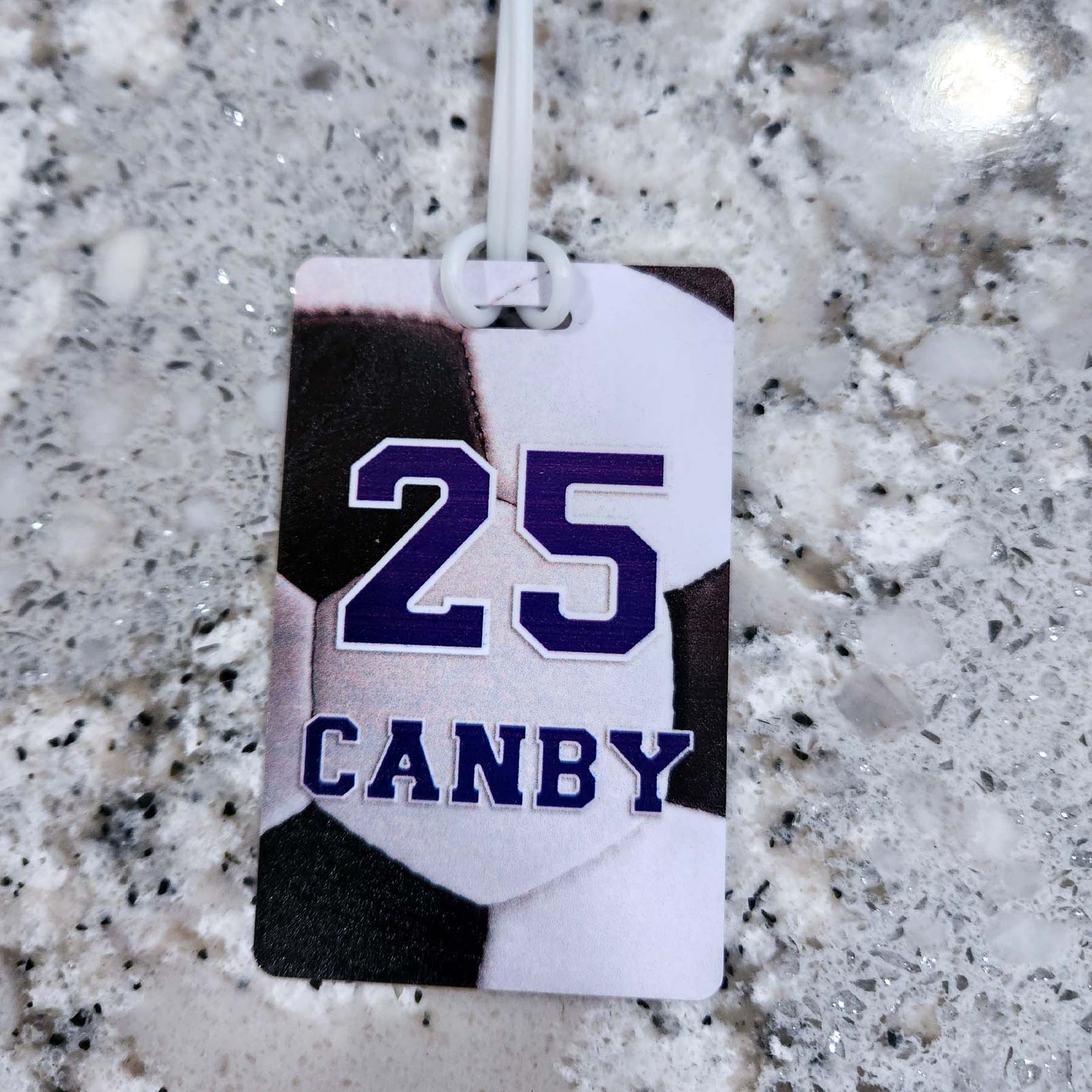 Personalized Soccer Team Sports Bag Tag