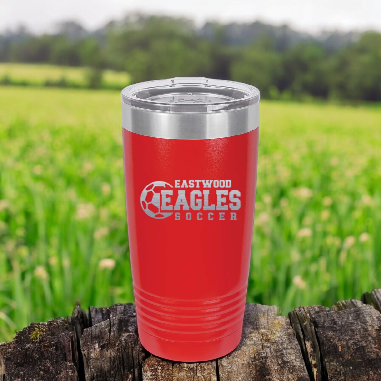 Soccer School Mascot - Engraved Polar Camel Tumbler or Water Bottle