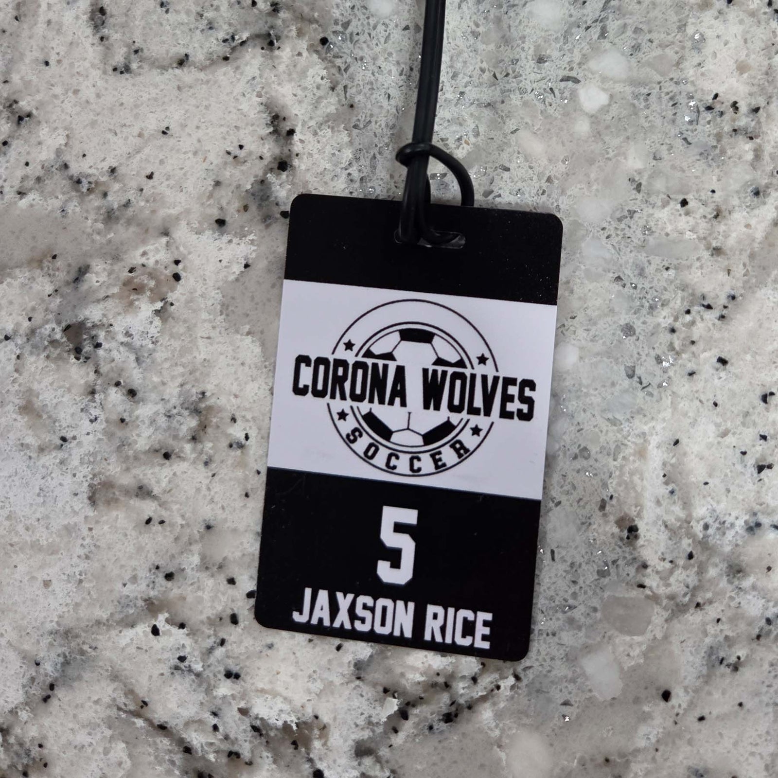 Soccer Team Sports Bag Tag