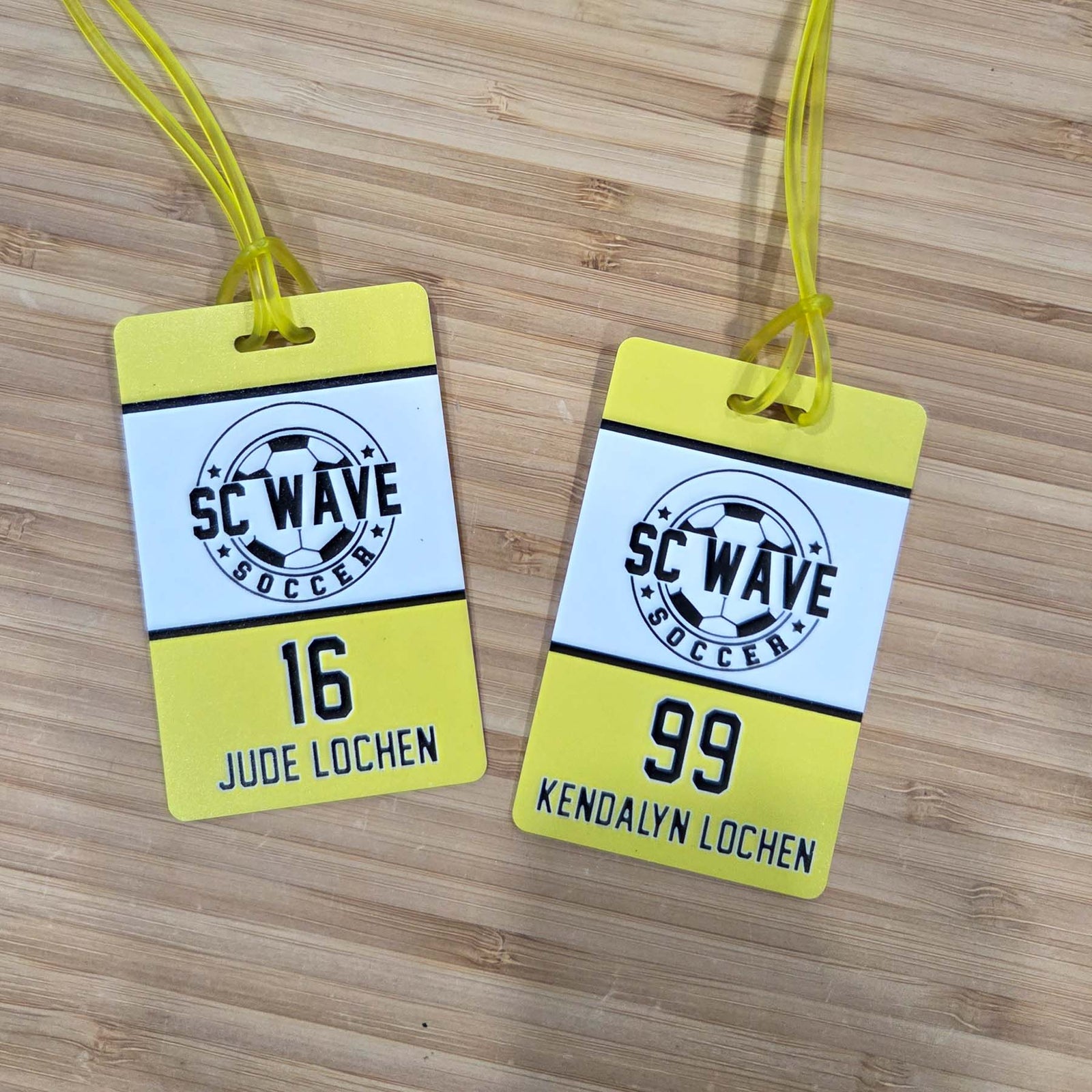 Soccer Team Sports Bag Tag