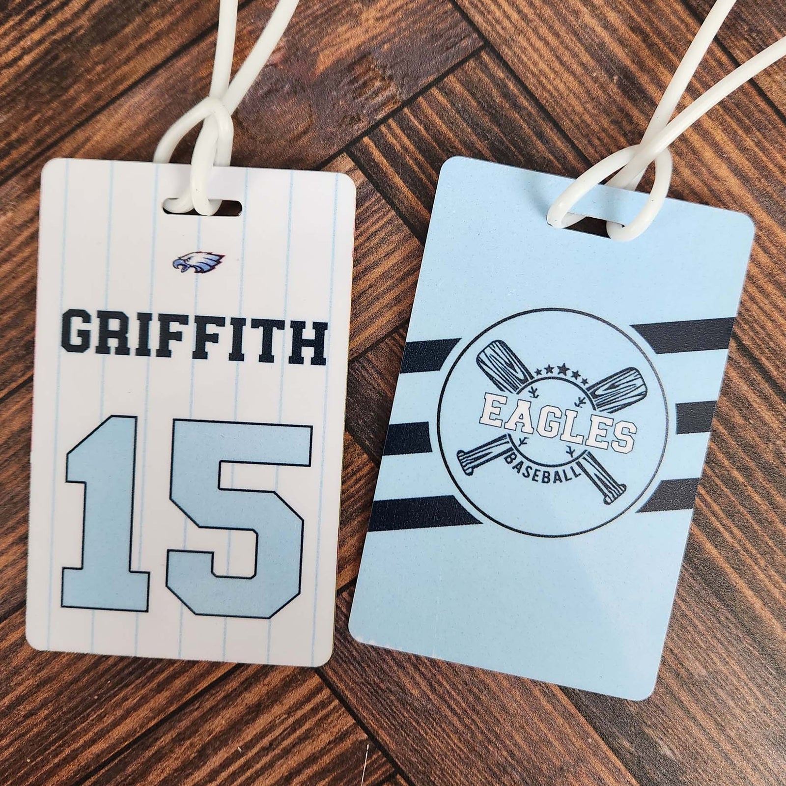 Baseball Team Bag Tags by Sunny Box
