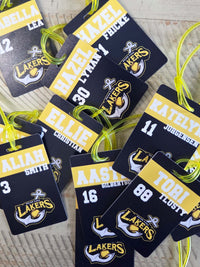 Team Logo Sports Bag Tag