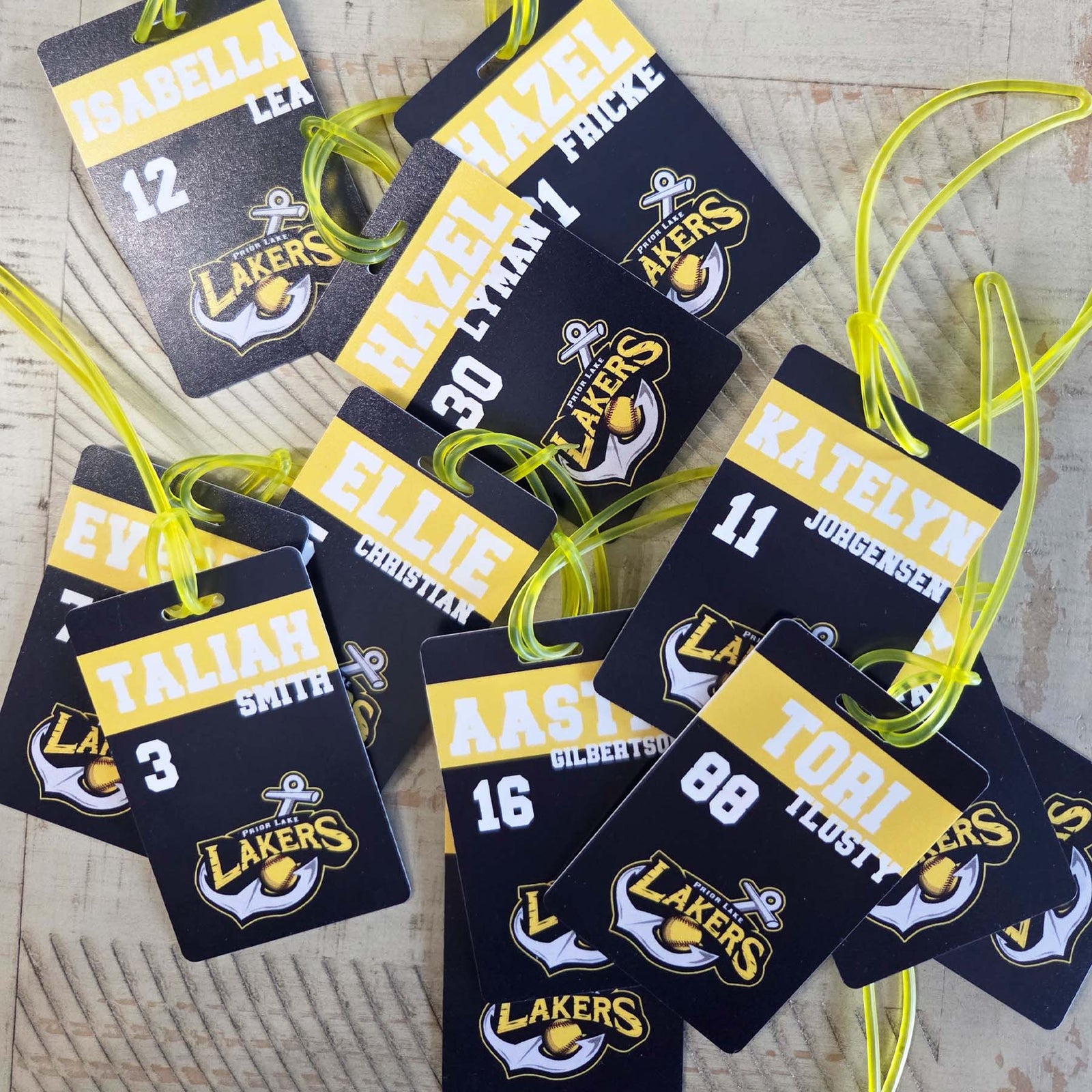 Team Logo Sports Bag Tag