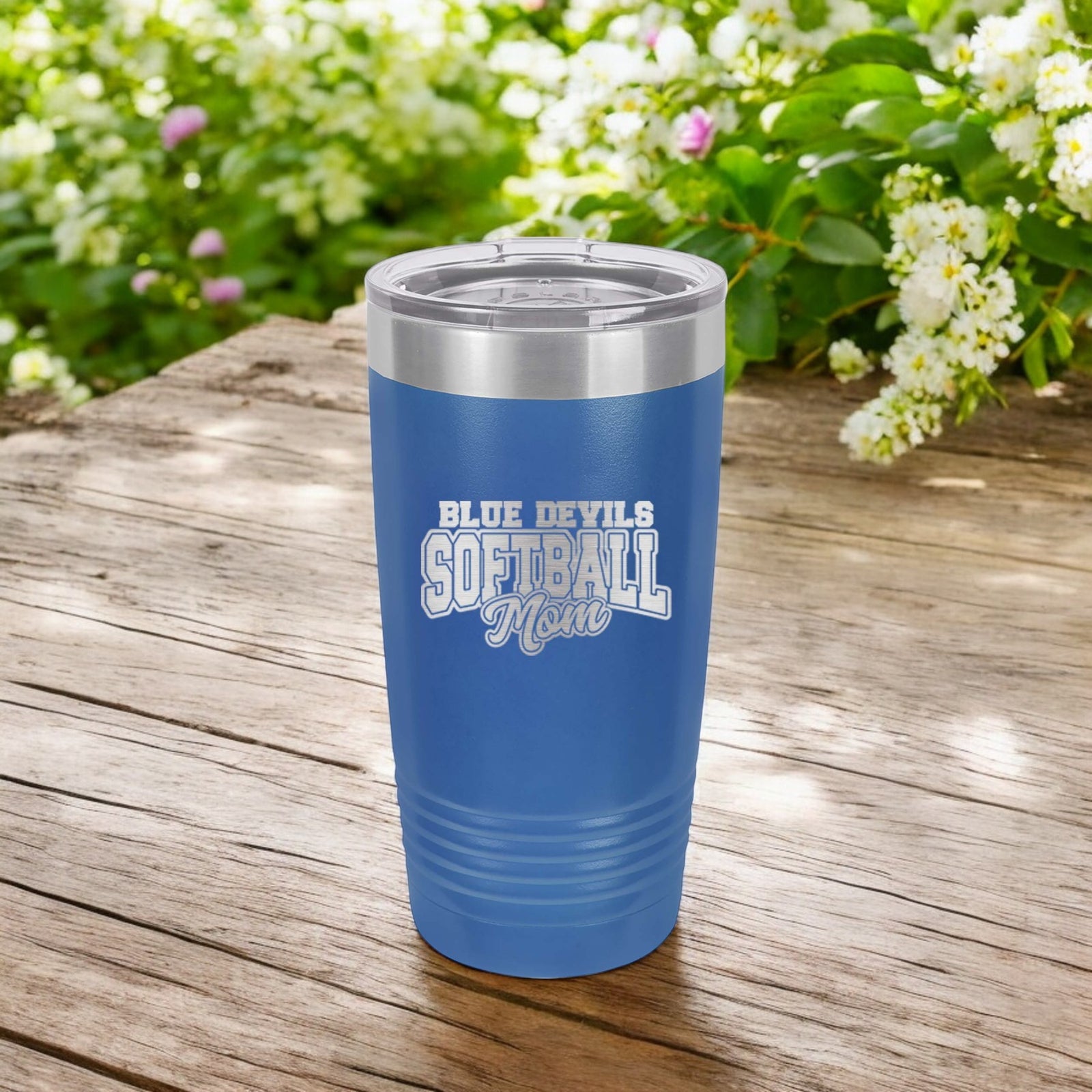 Softball School Mascot - Engraved Polar Camel Tumbler or Water Bottle