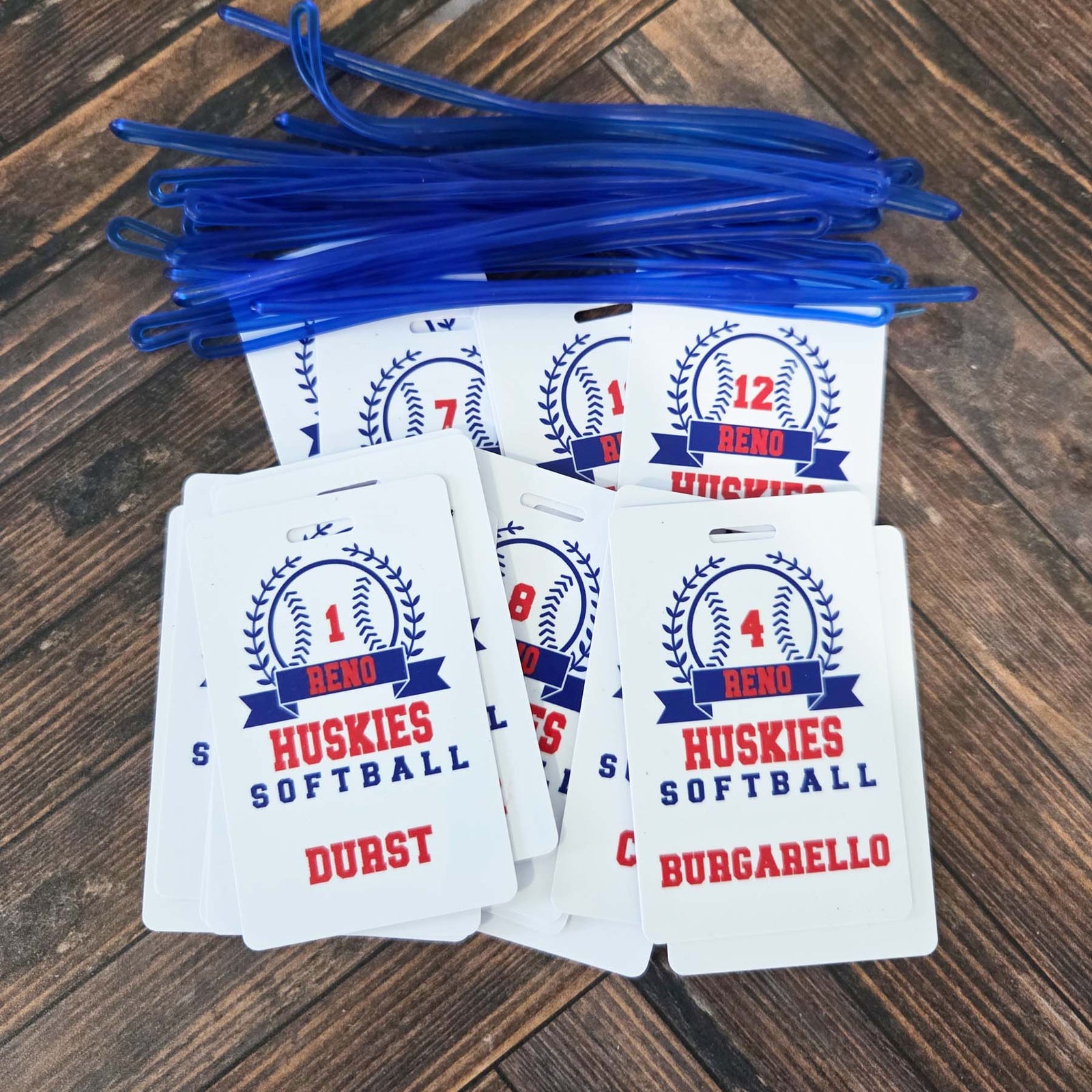 Softball Team Sports Bag Tag 4