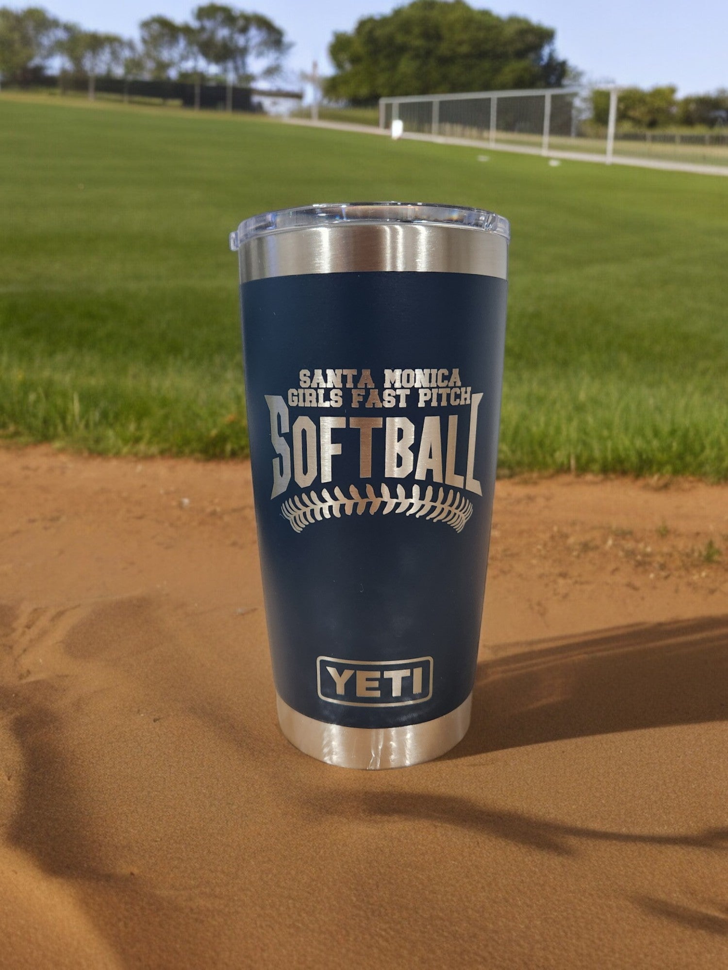 Softball School Mascot - Engraved YETI Tumbler