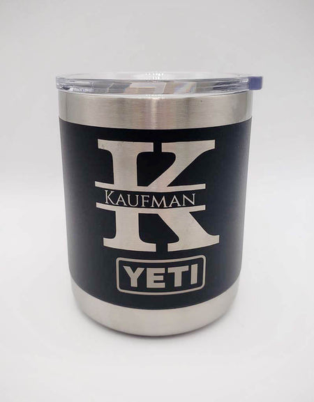 Monogram Engraved YETI Lowball Tumbler