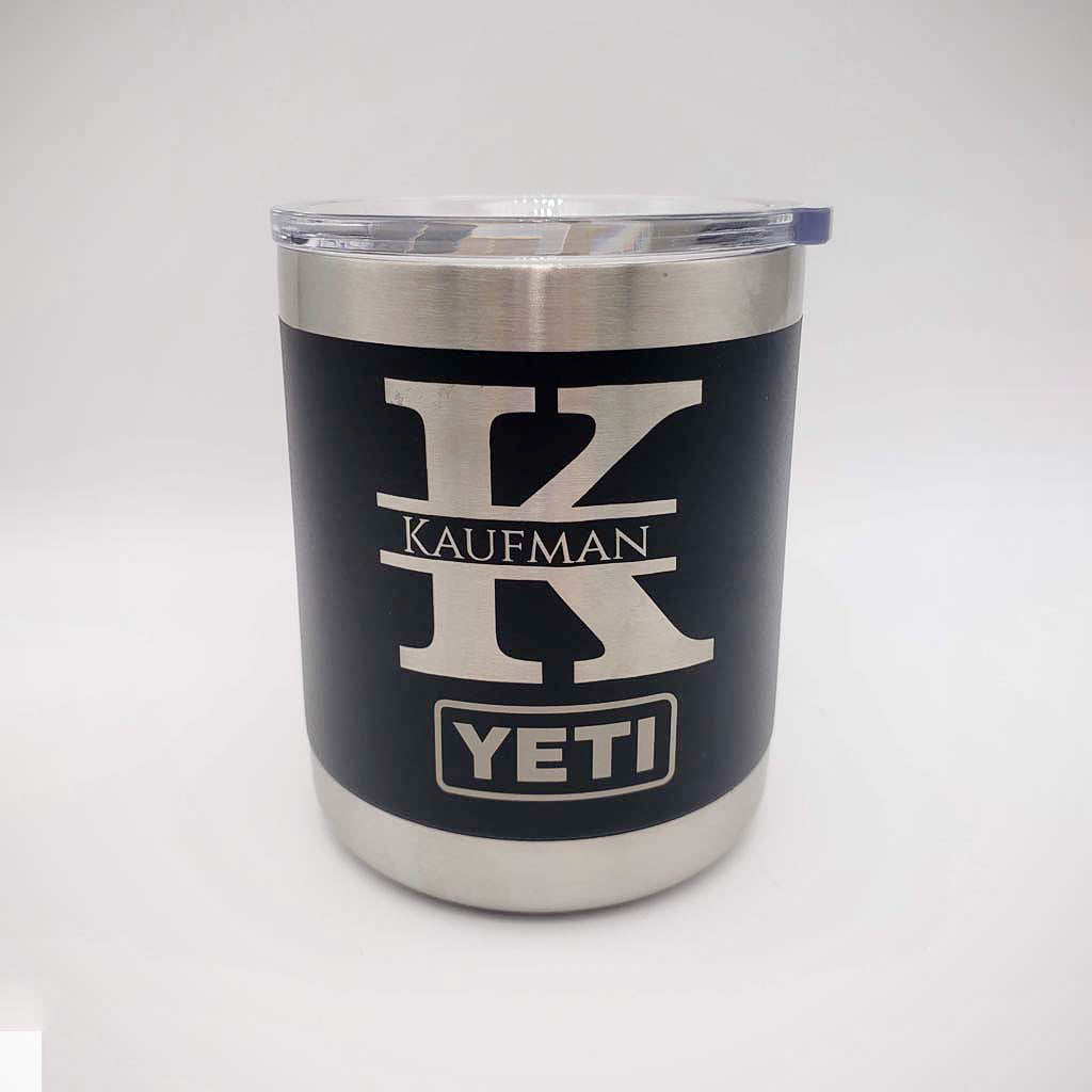 Monogram Engraved YETI Lowball Tumbler