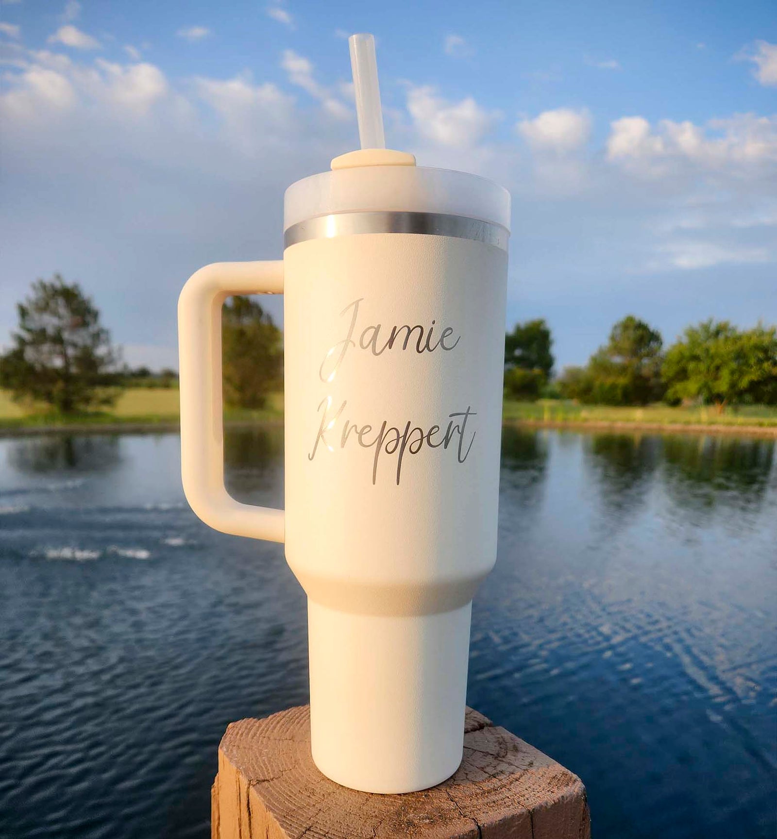 Personalized Engraved Stanley Tumbler