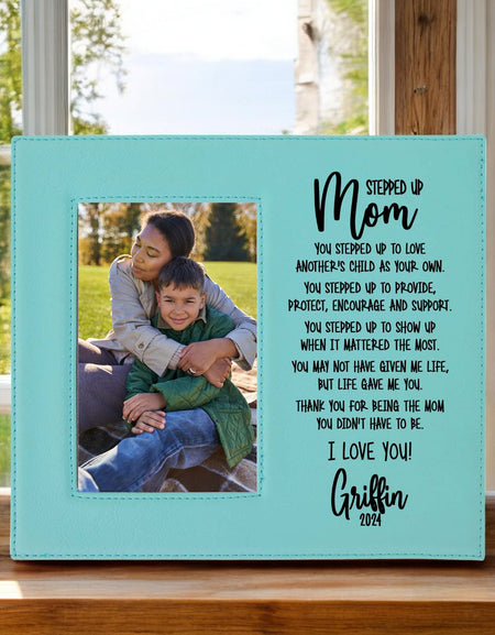 Stepped Up Mom - Personalized Stepmom Picture Frame by Sunny Box