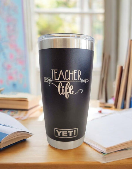 Teacher Life - Engraved YETI Tumbler2