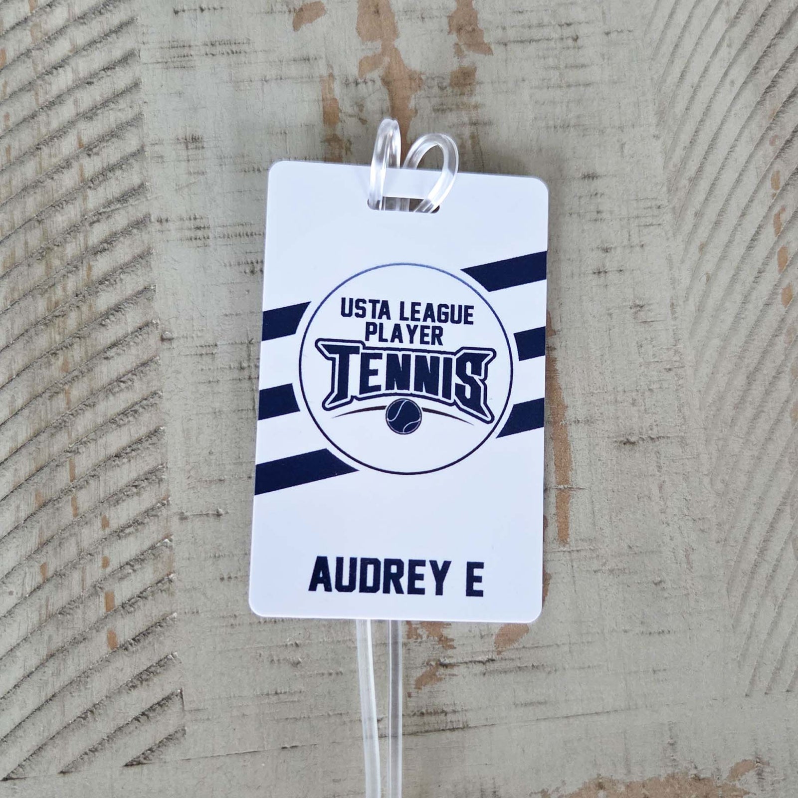 Tennis Team Sports Bag Tag