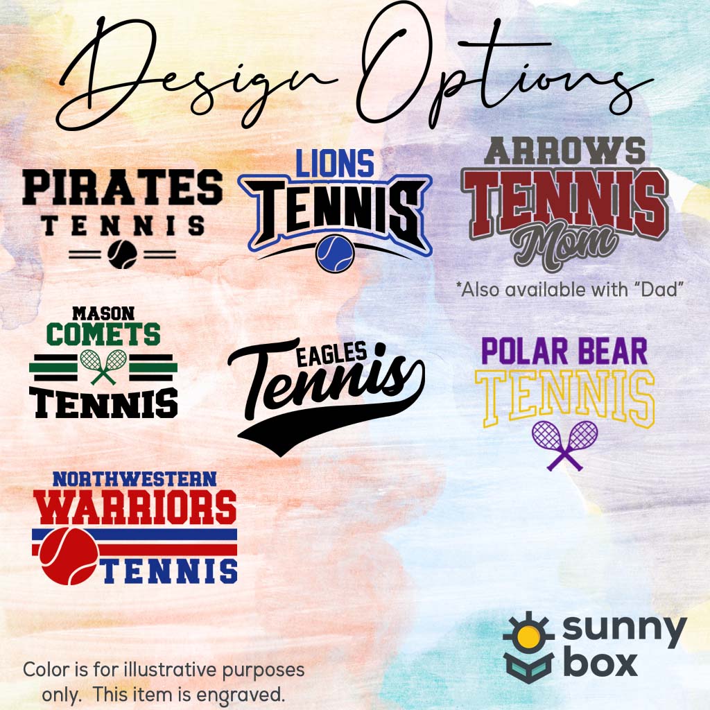 Tennis School Mascot - Engraved YETI Tumbler