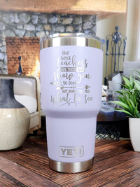 The Best Teachers - Engraved YETI Tumbler