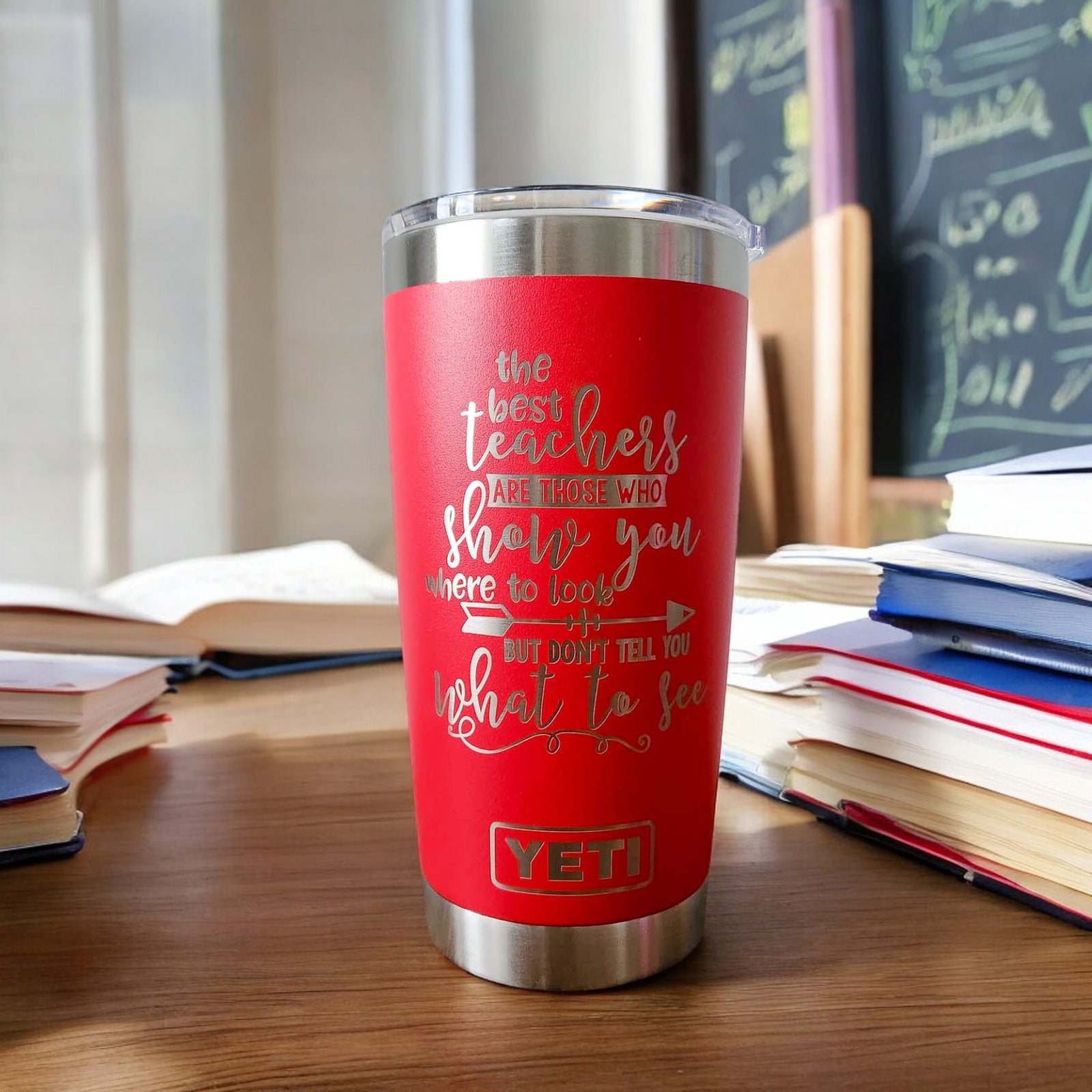 The Best Teachers - Engraved YETI Tumbler