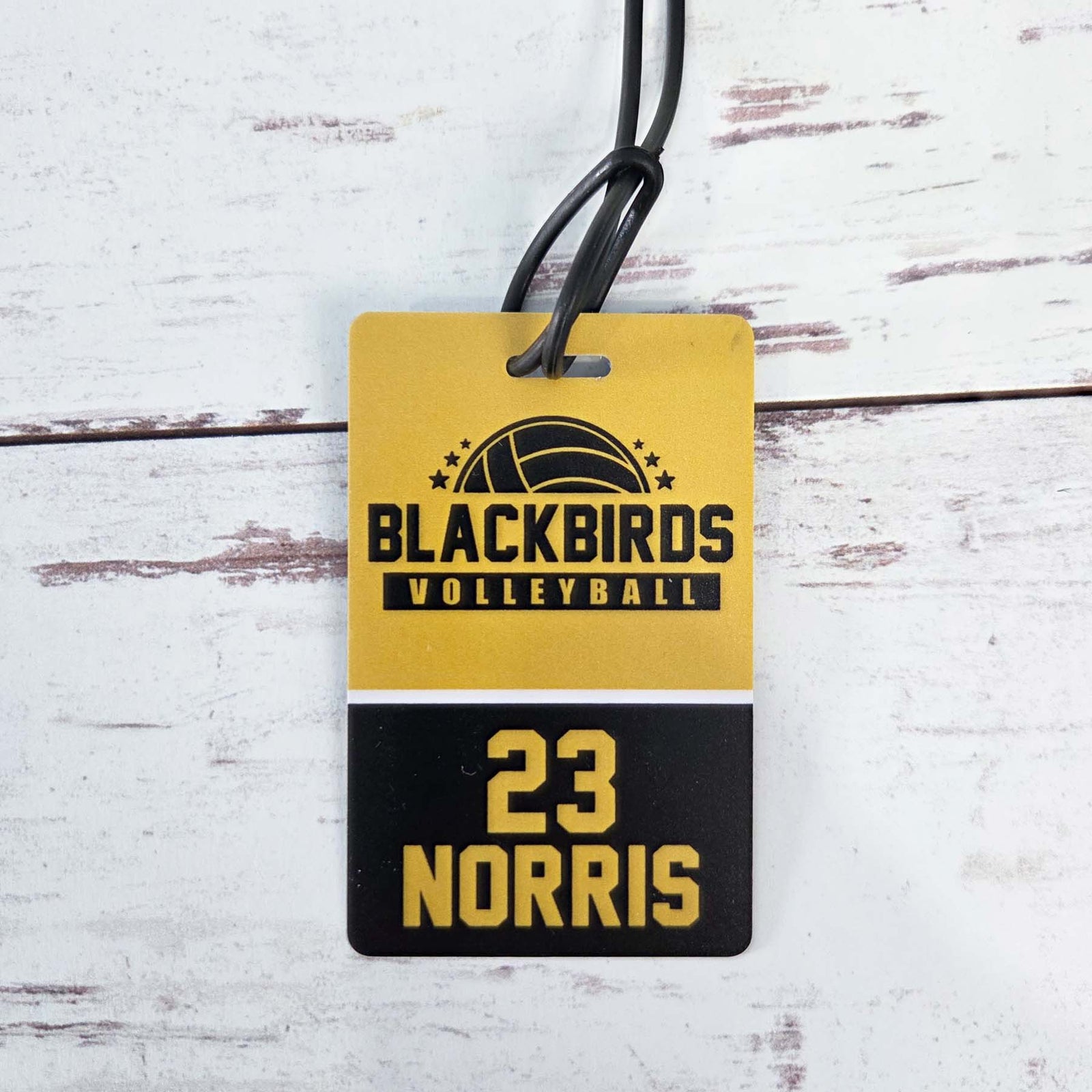 Volleyball Team Sports Bag Tag