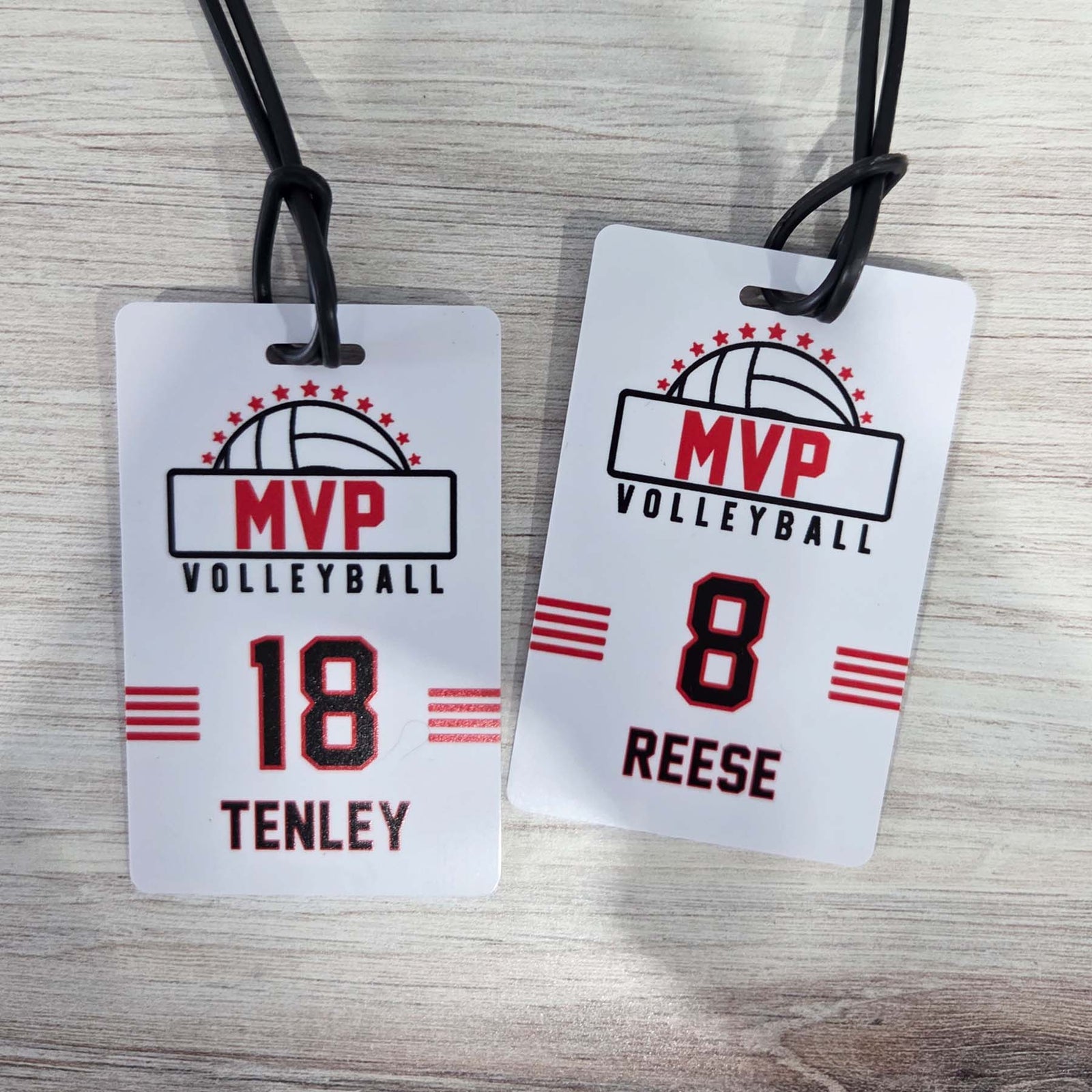 Volleyball Team Sports Bag Tag