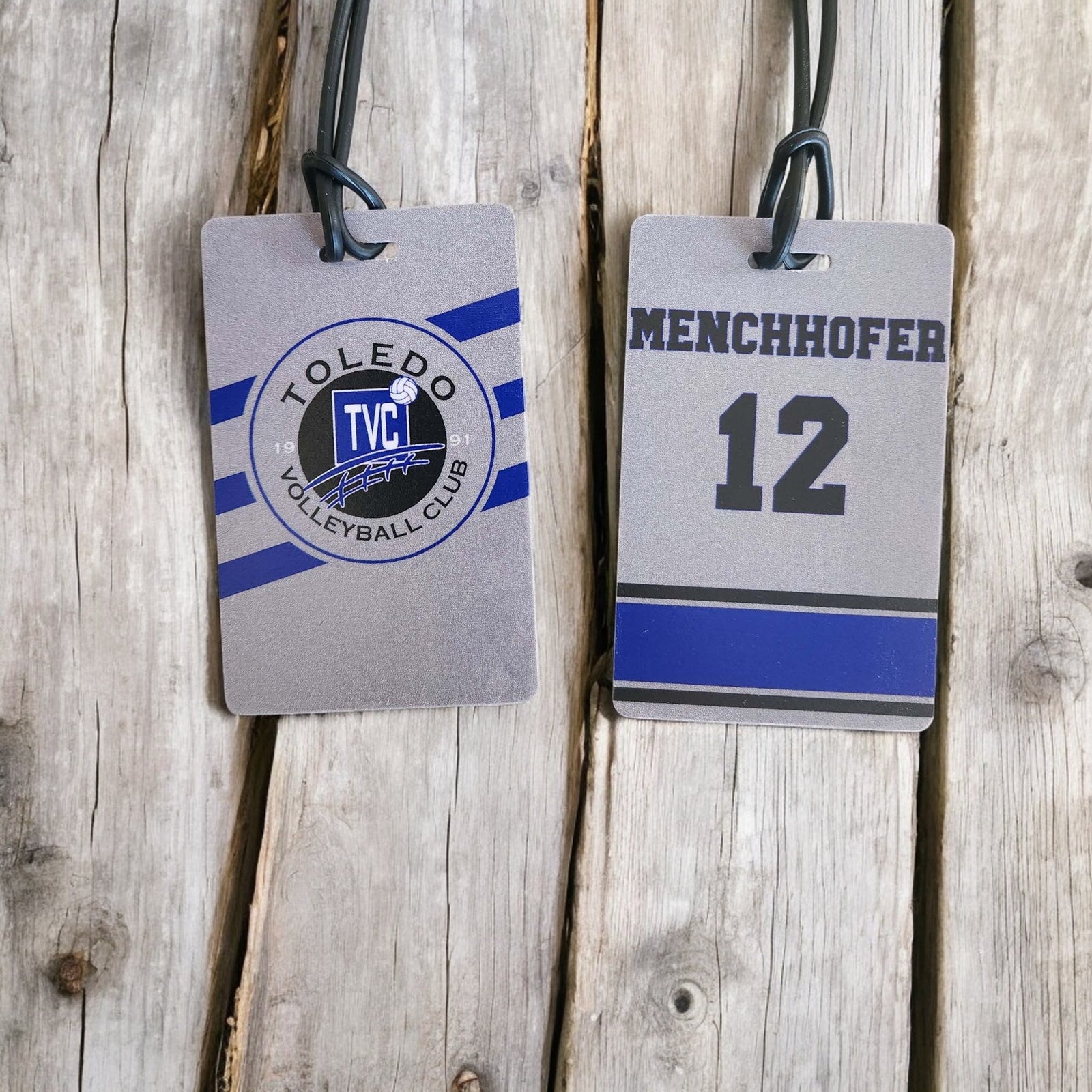 Custom Volley Team Sports Luggage Bag Tag