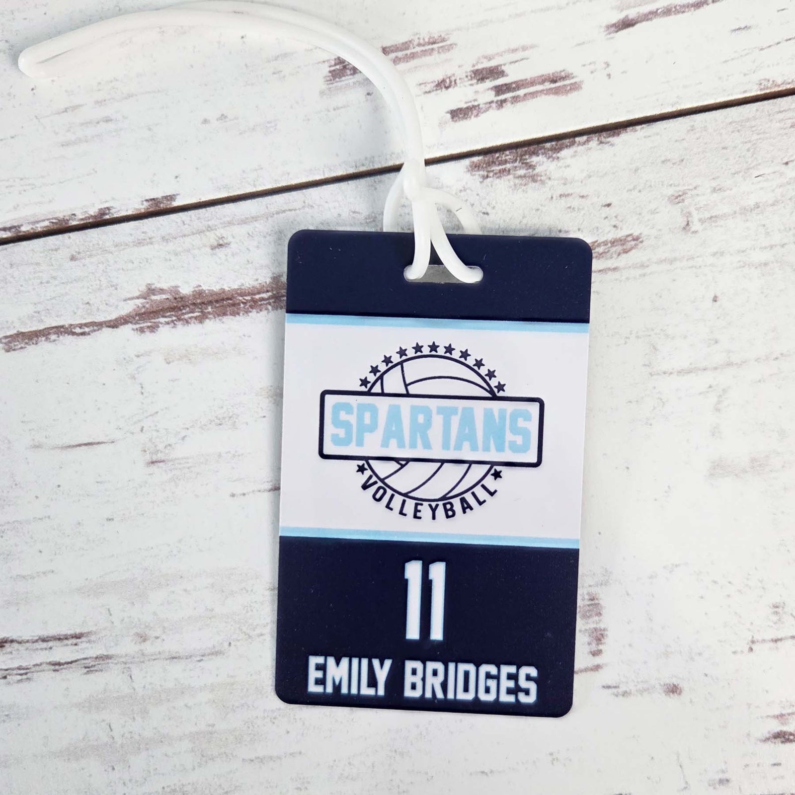 Volleyball Team Sports Bag Tag