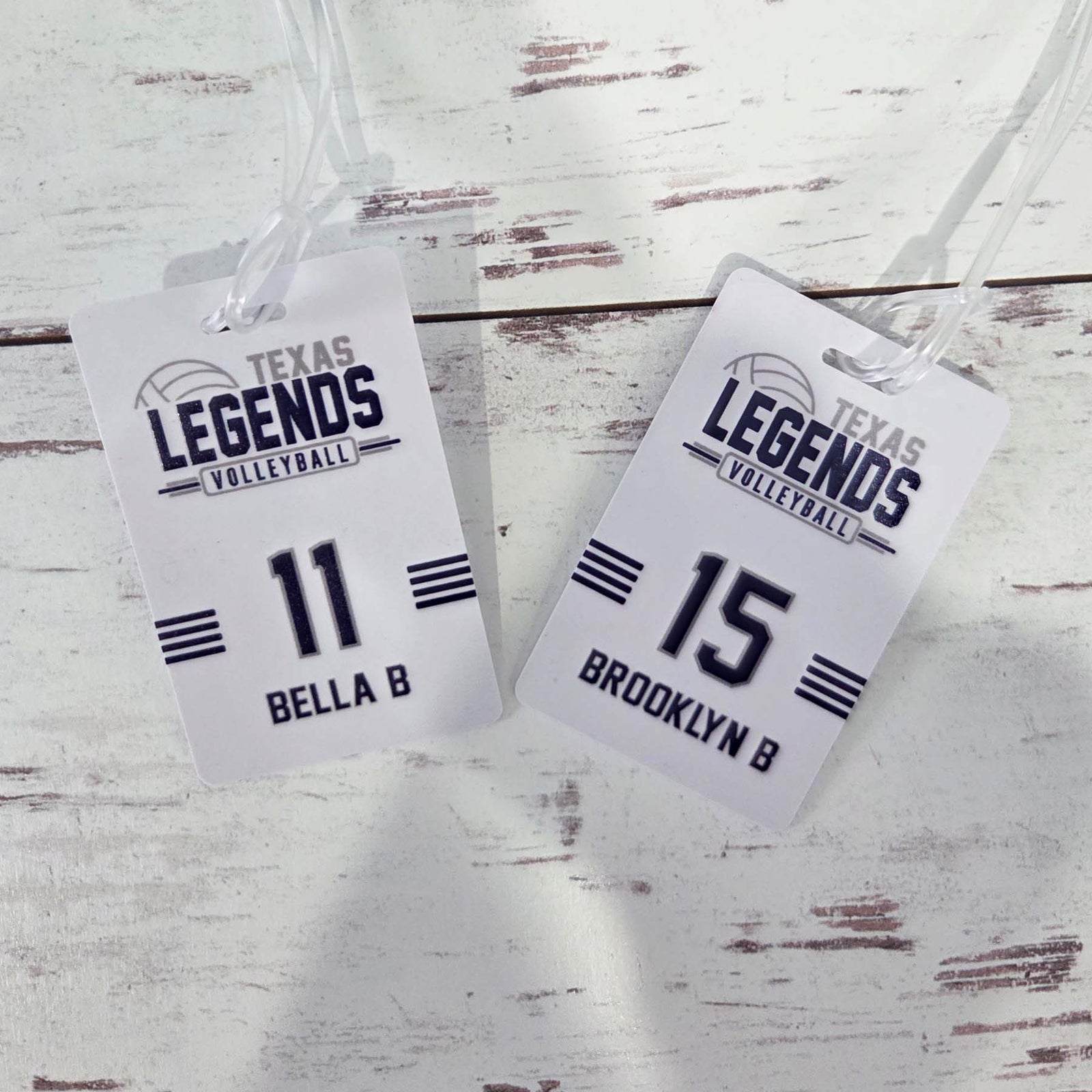 Volleyball Team Sports Bag Tag