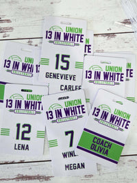 Volleyball Team Sports Bag Tag