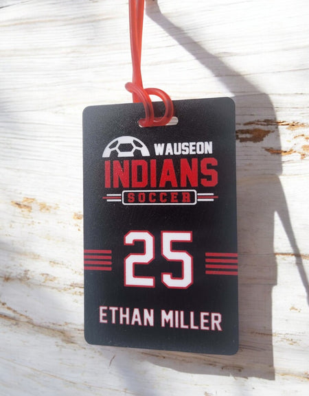 Personalized Soccer Bag Tag, Team Sports