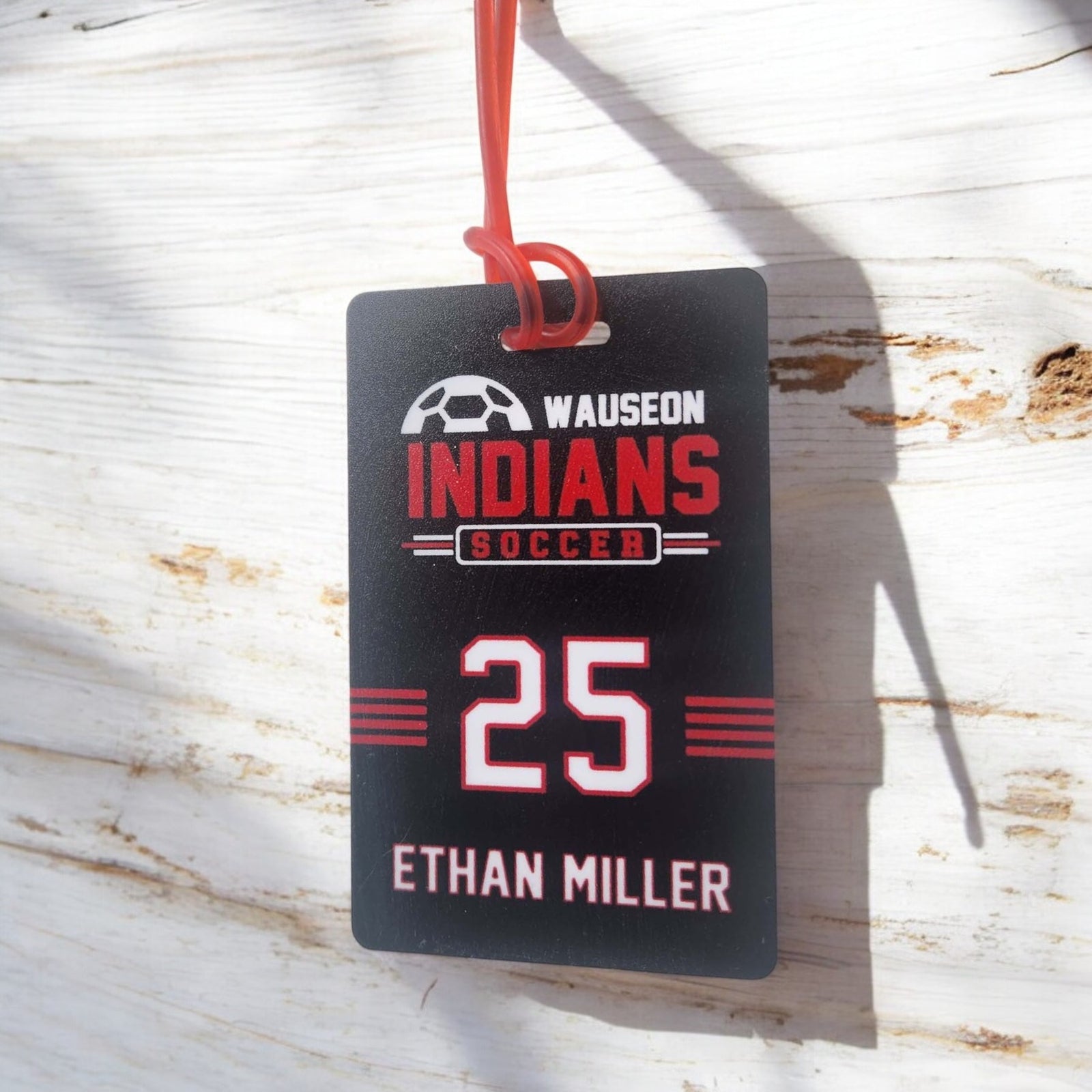 Personalized Soccer Bag Tag, Team Sports