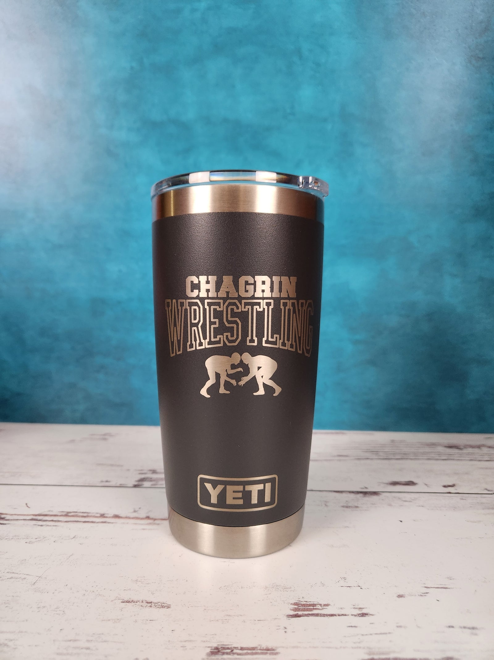Wrestling School Mascot - Engraved YETI Tumbler