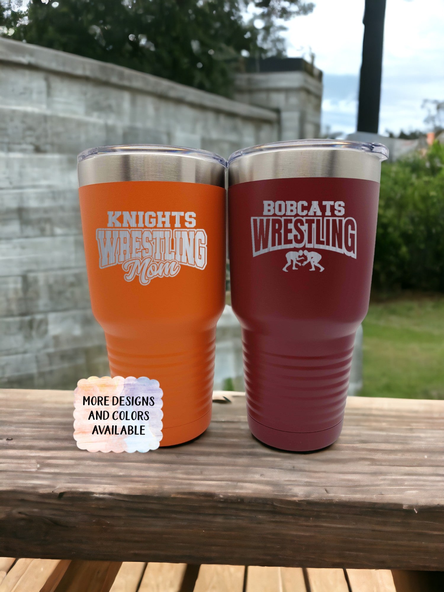 Wrestling Team Engraved Polar Camel 30oz Tumbler by Sunny Box