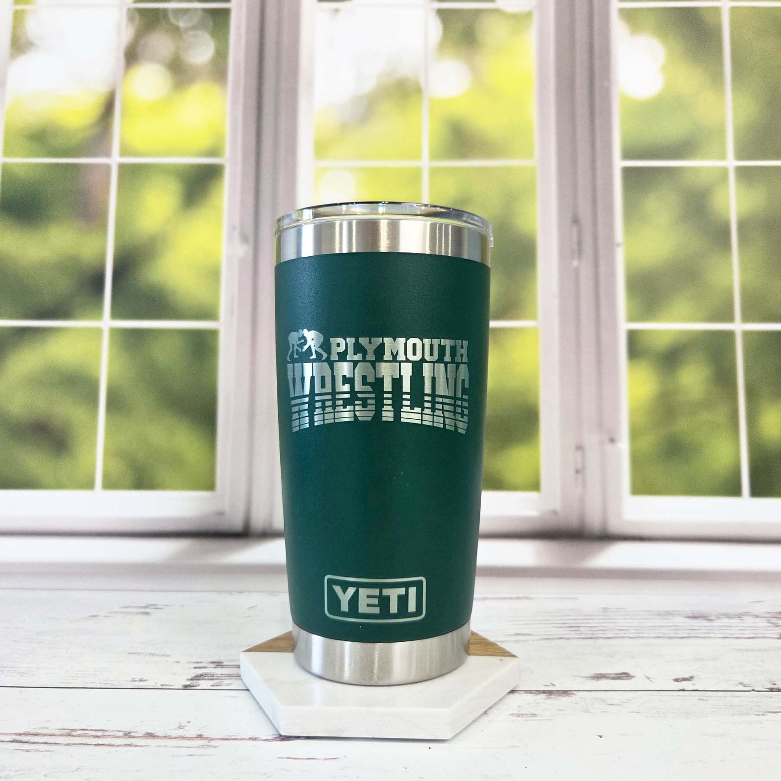 Wrestling School Mascot - Engraved YETI Tumbler