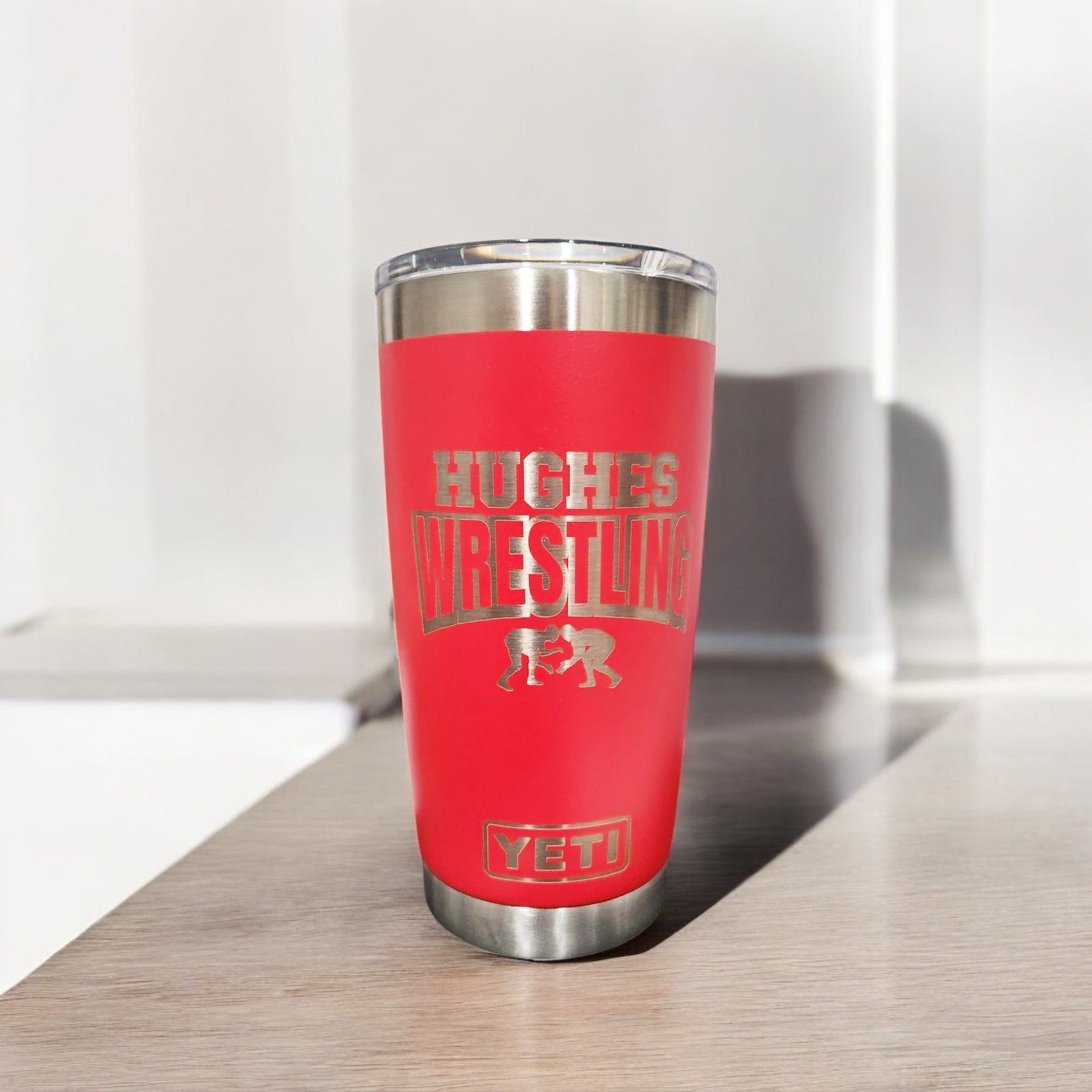 Wrestling School Mascot - Engraved YETI Tumbler