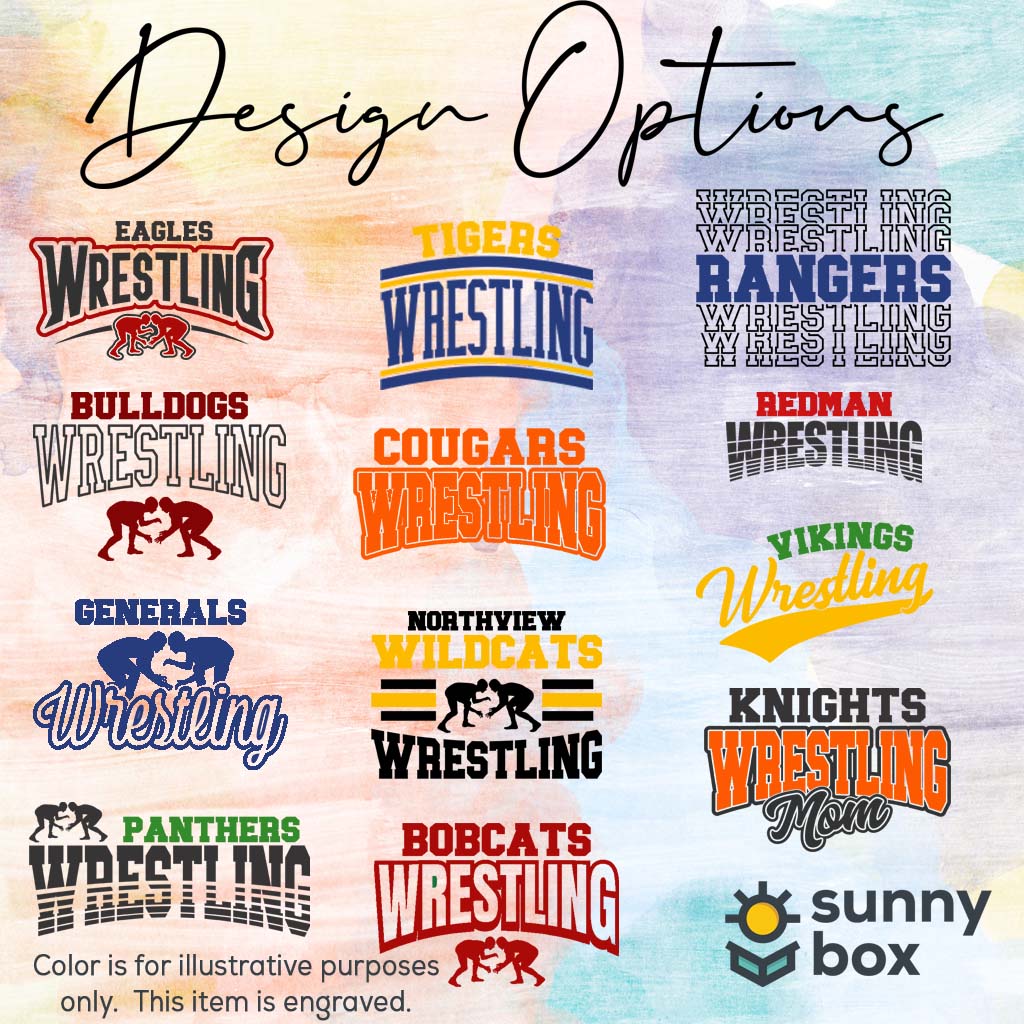 Wrestling School Mascot - Engraved YETI Tumbler