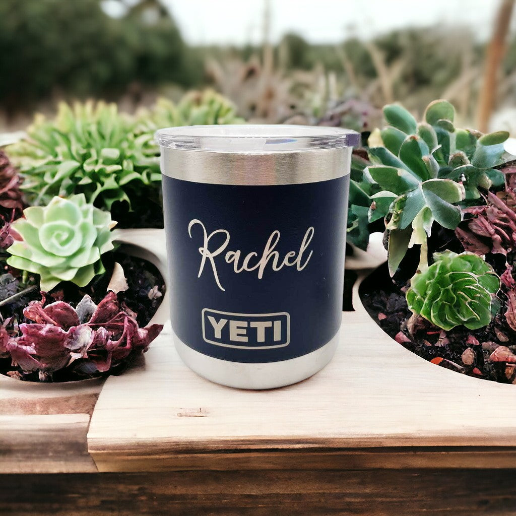 Personalized Engraved YETI Lowball Tumbler