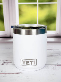 Monogram Engraved YETI Lowball Tumbler