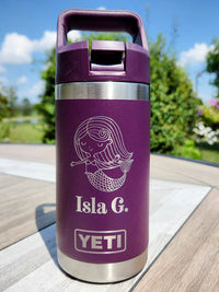 Personalized Engraved YETI 12oz Kids Water Bottle-2