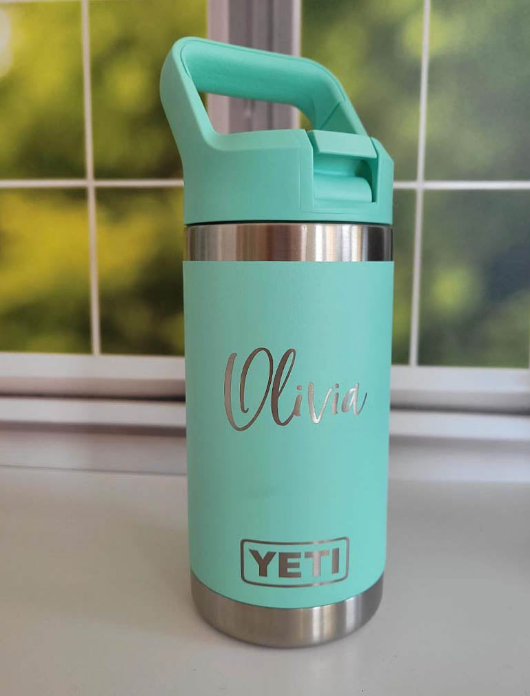 Personalized Engraved YETI 12oz Kids Water Bottle-2