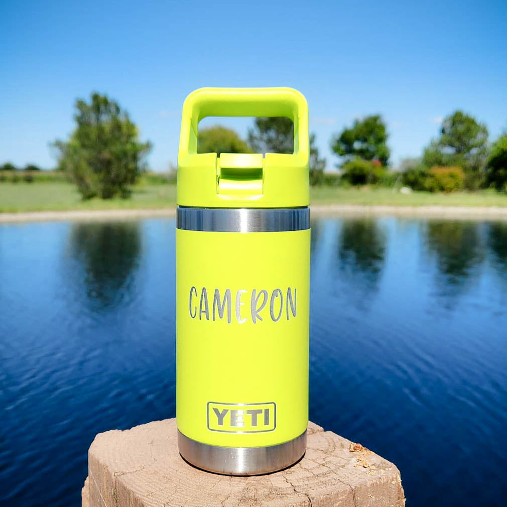 Personalized Engraved YETI 12oz Kids Water Bottle-2