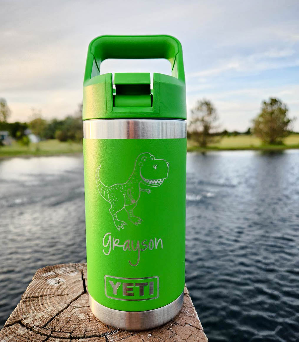 Personalized Engraved YETI 12oz Kids Water Bottle-2