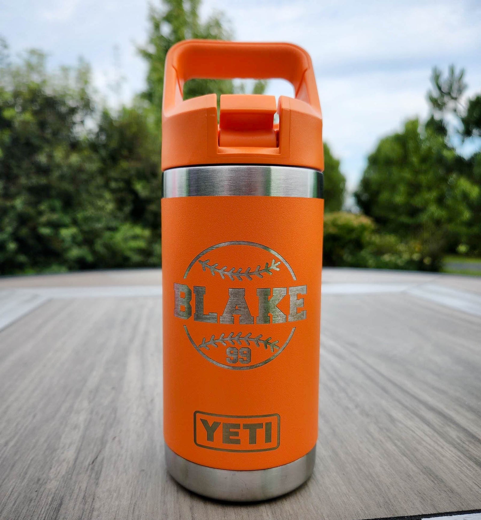 Personalized Engraved 12oz YETI Kids Water Bottle